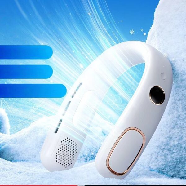 USB Rechargeable Neck Fan - Image 2